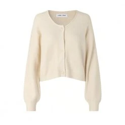 Samsøe Samsøe Toria Scoop Cardigan Beige -dame-cardigans Butikk unnamed file 71