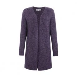 Aubergine Close To My Heart Clara Cardigan Purple