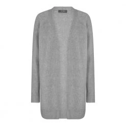 MOS MOSH Thora Long Cardigan Gray
