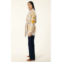 Beige Hale Bob Romina Wool Blend Cardigan Jakke Beige