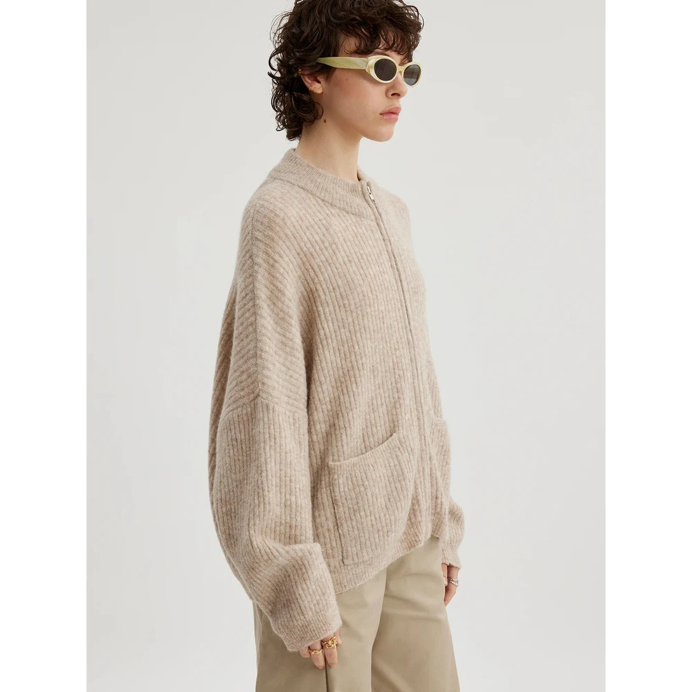 Beige Holzweiler Penguin Knit Cardigan Overdeler Beige 7 Beige Holzweiler Penguin Knit Cardigan Overdeler Beige - Bilde 5