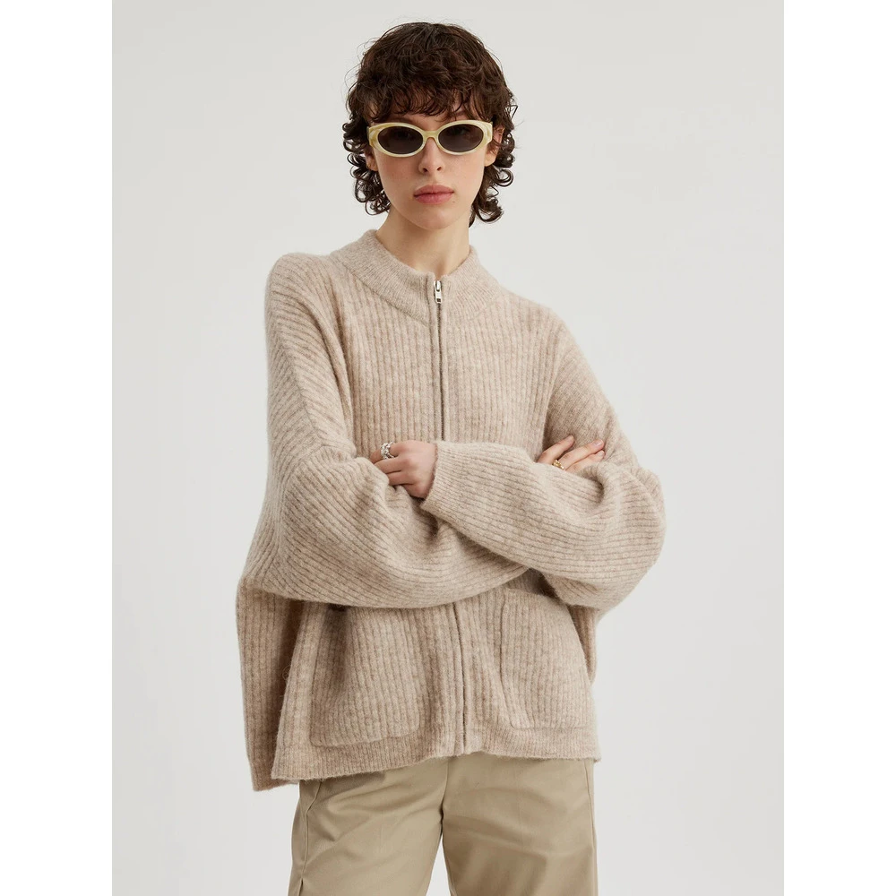 Beige Holzweiler Penguin Knit Cardigan Overdeler Beige 8 Beige Holzweiler Penguin Knit Cardigan Overdeler Beige - Bilde 6