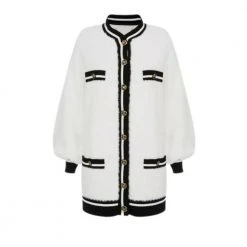 Elisabetta Franchi Coats Ivory Beige