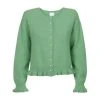 Ane Mone Vakker Angora Cardigan Med Perle Knapper Green -dame-cardigans Butikk unnamed file 819