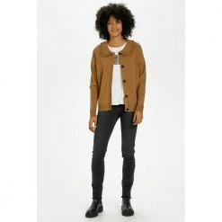 Cream Cr Adette Cardigan Ev Brown