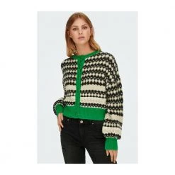 Grønn Only Madea Button Cardigan Genser Green -dame-cardigans Butikk unnamed file 837