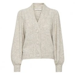 Gestuz AlphaGZ Knitted Cardigan Beige