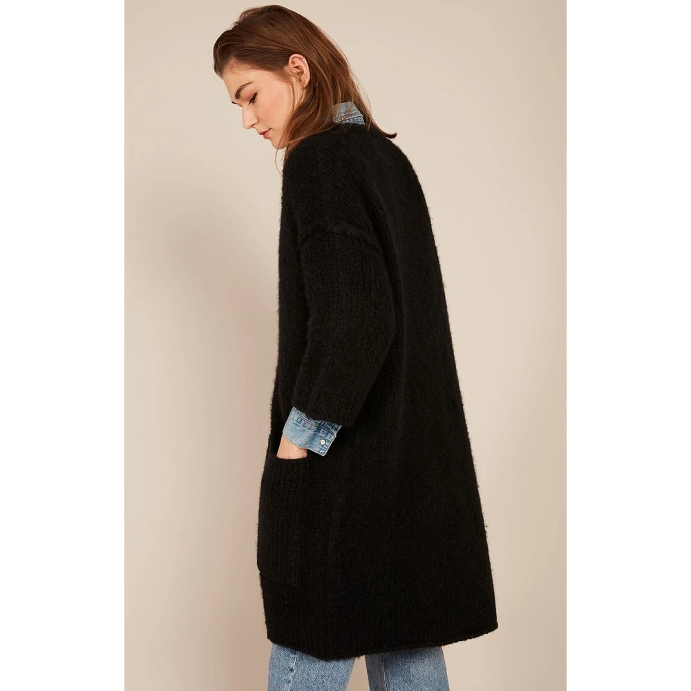 American Vintage Boo275H19 Cardigan Black 6 American Vintage Boo275H19 Cardigan Black - Bilde 4