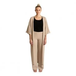Kashmina Kaftan Cardigan Beige