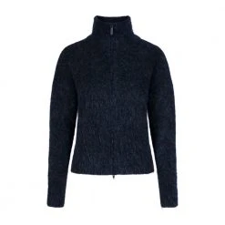 Mørkeblå Johnny Love Susy Zip Cardigan Baltic Blue Cardigan Blue -dame-cardigans Butikk unnamed file 91