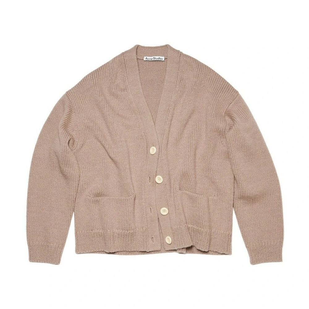 Acne Studios Cardigan Sweater Overdeler Beige 3 Acne Studios Cardigan Sweater Overdeler Beige