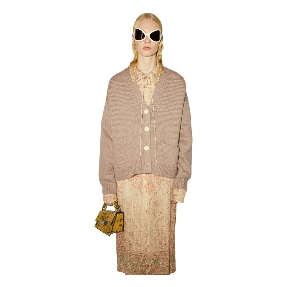 Acne Studios Cardigan Sweater Overdeler Beige 6 Acne Studios Cardigan Sweater Overdeler Beige - Bilde 4