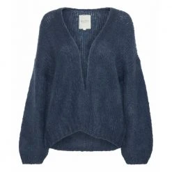 BlĂĄ Part Two Part Two Rastinapw Cardigan Overdeler Blue