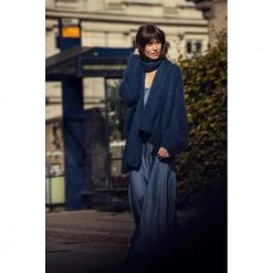 Blå Part Two Part Two Rastinapw Cardigan Overdeler Blue -dame-cardigans Butikk unnamed file 984