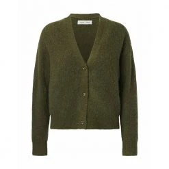 Samsøe Samsøe Etaya Cardigan Green -dame-cardigans Butikk unnamed file 988